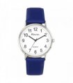 Ravel Ladies Classic Big White Dial Blue Leather Strap Watch R0129.26.1