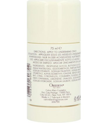 Calvin Klein Obsession for Men g Deodorant Stick 75ml