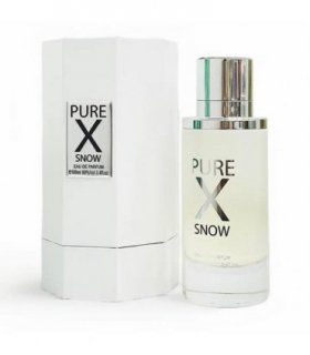 Pure X Snow Eau De Parfum Spray 100ml - Unisex Perfume with Grapefruit Notes