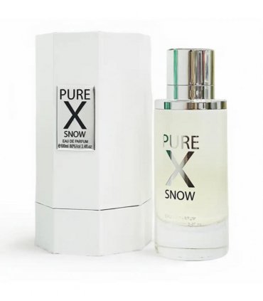 Pure X Snow Eau De Parfum Spray 100ml - Unisex Perfume with Grapefruit Notes
