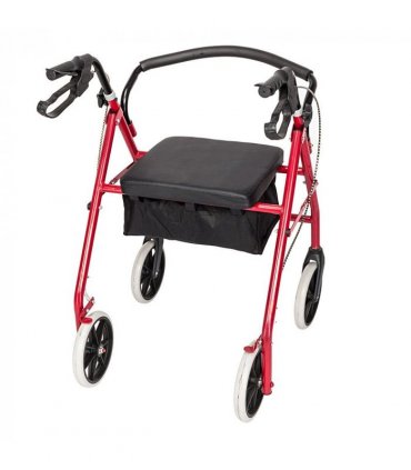 Iron Walker with Wheels Black & Red