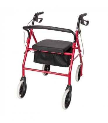 Iron Walker with Wheels Black & Red