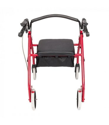 Iron Walker with Wheels Black & Red