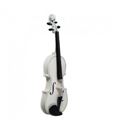 New 4/4 Acoustic Violin Case Bow Rosin White