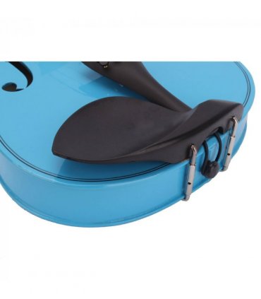 4/4 Acoustic Violin   Case   Bow   Rosin Sky Blue