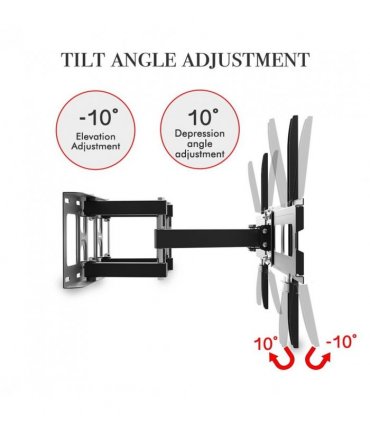 32-70 Inch Double Pendulum Large Base TV Stand Tmds-101 Bearing 50Kg/Vese600*400/Upper And Lower-10~ 10°