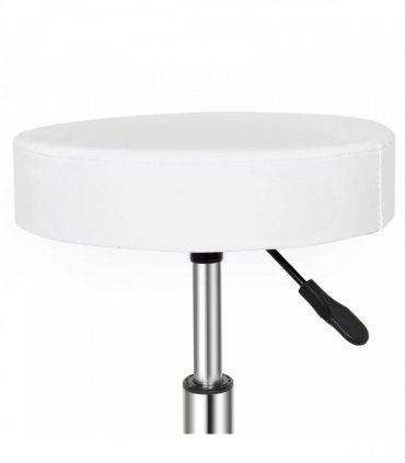 Round Stool Ha Ha Feet Rotation Bar Stool White