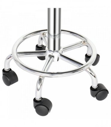 Round Stool Ha Ha Feet Rotation Bar Stool White