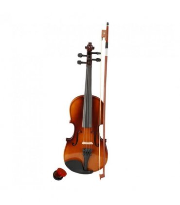 New 1/2 Acoustic Violin Case Bow Rosin Natural