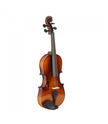 New 1/2 Acoustic Violin Case Bow Rosin Natural