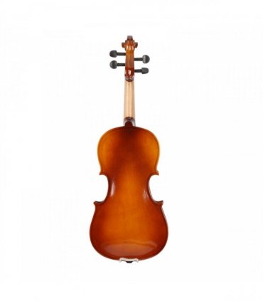 New 3/4 Acoustic Violin Case Bow Rosin Natural