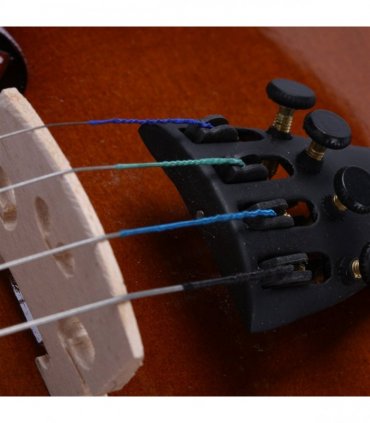 New 1/4 Acoustic Violin Case Bow Rosin Natural