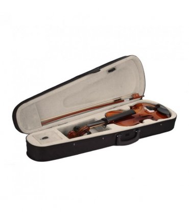 New 4/4 Acoustic Violin Case Bow Rosin Natural