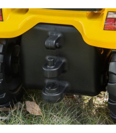 HOMCOM Ride on Tractor No Power for Kids with Manual Control Bucket