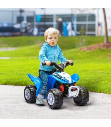 AIYAPLAY Honda Licensed Kids Electric Quad Bike 6V ATV 1.5-3 Years Blue