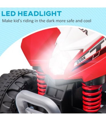 AIYAPLAY Honda Licensed Kids Electric Quad Bike 6V ATV 1.5-3 Years Red