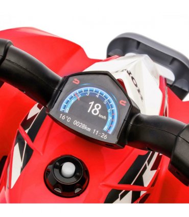 AIYAPLAY Honda Licensed Kids Electric Quad Bike 6V ATV 1.5-3 Years Red