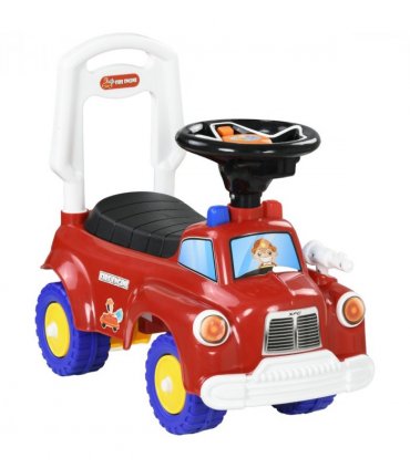 AIYAPLAY Ride On Car Foot to Floor Design with Under Seat Storage, Red