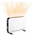 HOMCOM Portable Convector Heater with 24H Timer Adjustable Temperature White