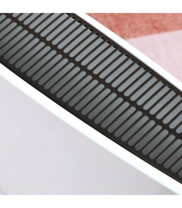 HOMCOM Portable Convector Heater with 24H Timer Adjustable Temperature White
