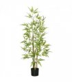 HOMCOM Artificial Plant Bamboo Artificial Tree Height 120 cm with Pot