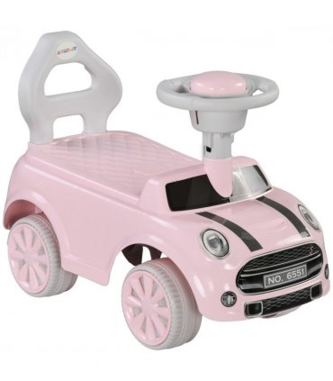 AIYAPLAY Ride On Car Foot To Floor Sliding Car w/ Air Horn - Pink