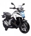 AIYAPLAY Honda Licensed 12V Kids Electric Motorbike w/ Music Headlights - White