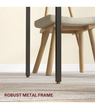 HOMCOM Folding Dining Table, Drop Leaf Table for 2-4 People, Grey