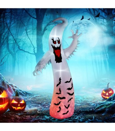 Outsunny 11.8FT Halloween Inflatable Spooky Ghost, Blow Up Garden Decoration