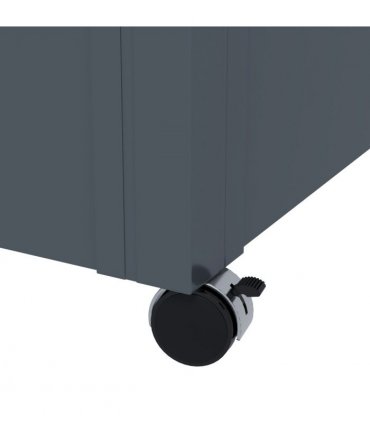 Outsunny 331L Outdoor Storage Box Waterproof with Wheels and Lock