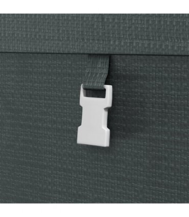 Outsunny 179 x 120cm Temporary Garden Shed, with Weather-resistant Plastic Cover and Accessories - Dark Grey