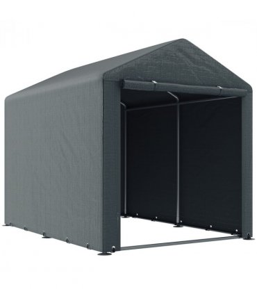Outsunny 2.2 x 1.6 m Outdoor Storage Tent, with Accessories - Dark Grey