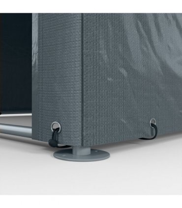Outsunny 2.2 x 1.6 m Outdoor Storage Tent, with Accessories - Dark Grey