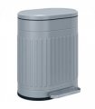 HOMCOM 20L Metal Kitchen Bin, with Soft-Close Lid - Grey
