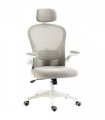 Vinsetto Mesh Office Chair with Headrest, 4D Lumbar Support, Flip-up Arm