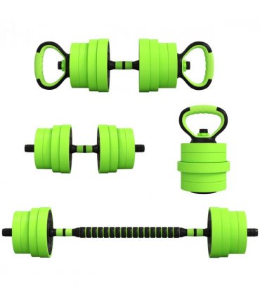 SPORTNOW Weight Dumbbells Set, Barbell, Kettlebell, Push Up Stand, 30kg