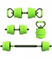 SPORTNOW Weight Dumbbells Set, Barbell, Kettlebell, Push Up Stand, 30kg