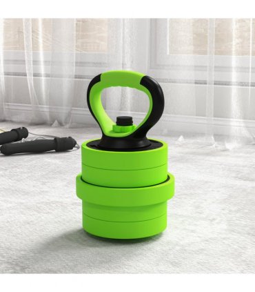 SPORTNOW Weight Dumbbells Set, Barbell, Kettlebell, Push Up Stand, 30kg