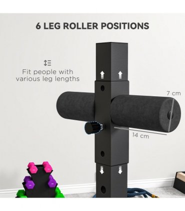 SPORTNOW Back Extension Roman Chair for Back, Abdominal and Gluteal Training