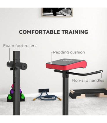 SPORTNOW Back Extension Roman Chair for Back, Abdominal and Gluteal Training
