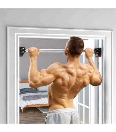 SPORTNOW No Screws Doorway Pull Up Bar, 75-92cm Length Adjustable
