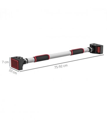 SPORTNOW No Screws Doorway Pull Up Bar, 75-92cm Length Adjustable