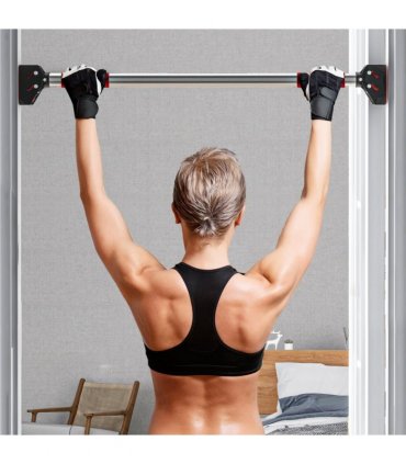 SPORTNOW No Screws Doorway Pull Up Bar, 75-92cm Length Adjustable