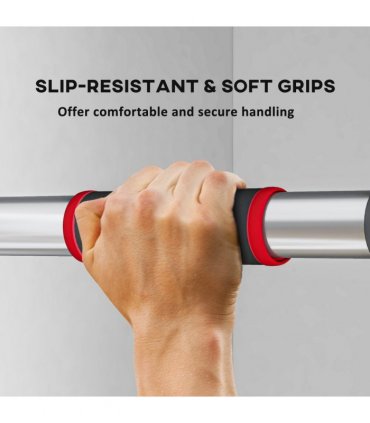 SPORTNOW No Screws Doorway Pull Up Bar, 75-92cm Length Adjustable