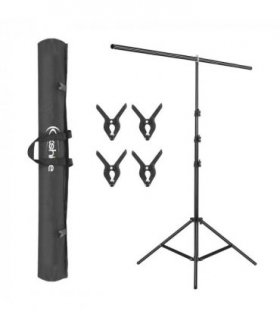 improved version with 150cm cross bar T-shaped bracket iron black photography Stand
