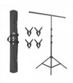 improved version with 150cm cross bar T-shaped bracket iron black photography Stand