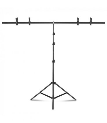 improved version with 150cm cross bar T-shaped bracket iron black photography Stand
