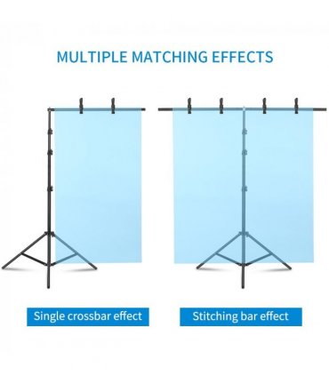 improved version with 150cm cross bar T-shaped bracket iron black photography Stand
