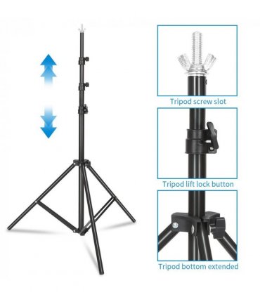 improved version with 150cm cross bar T-shaped bracket iron black photography Stand
