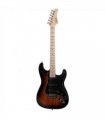Glarry GST Stylish Electric Guitar Kit with Black Pickguard Sunset Color